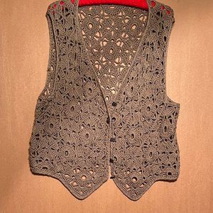 Taupe Crotched Vest
